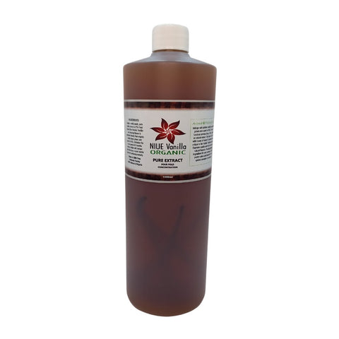 Pure Vanilla Extract 1LT - NIUE Vanilla Organic
