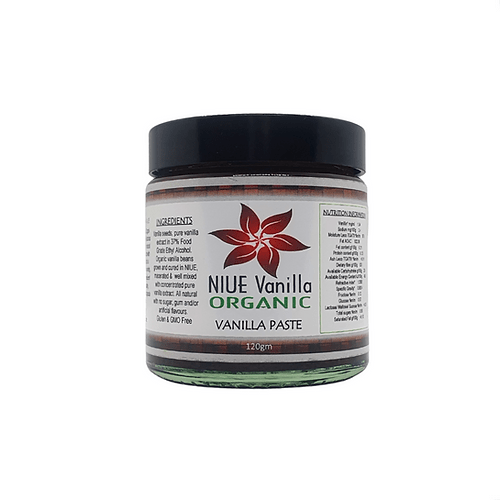 Pure Vanilla Paste 120gm - NIUE Vanilla Organic
